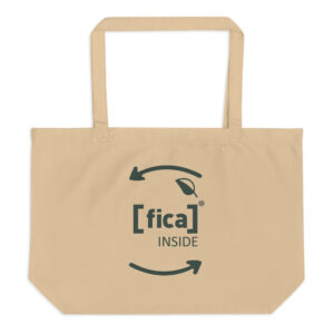 large eco tote oyster fica inside